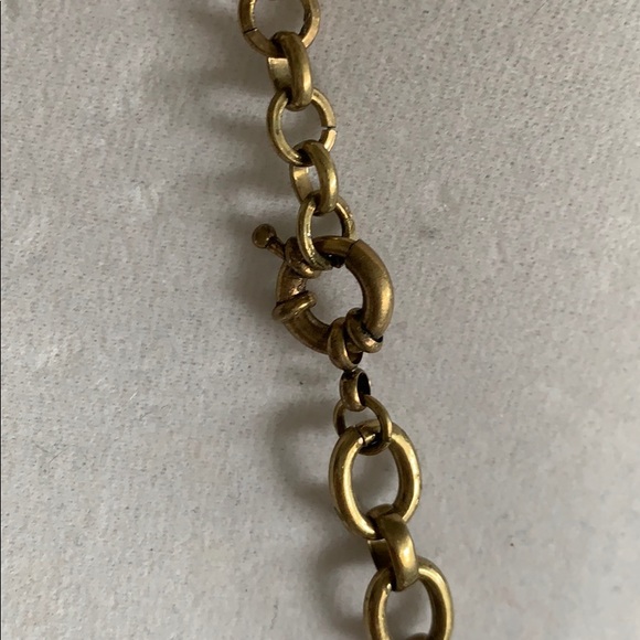 Necklacw, white, golden, silver - Picture 3 of 3